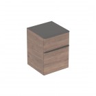 Geberit Smyle Square szafka boczna 60 cm wisząca orzech hickory 500.357.JR.1