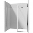 Deante Kerria Plus drzwi prysznicowe składane 70 cm ze ścianką 70 cm chrom 50393