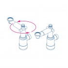 Deante Deante syfon teleskopowy oszczędzający przestrzeń NHC 633K