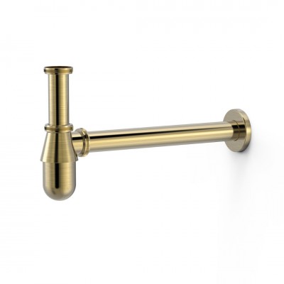 Tres syfon umywalkowy butelkowy stare złoto 03463430LV