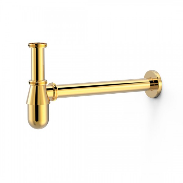 Tres syfon umywalkowy butelkowy złoty 03463430OR