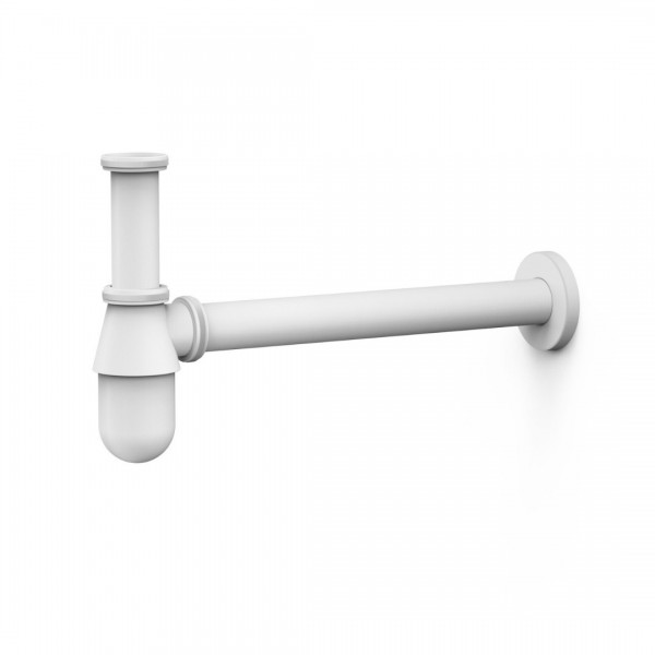 Tres syfon umywalkowy butelkowy biały mat 03463430BM