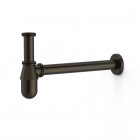 Tres syfon umywalkowy butelkowy czarny brąz 03463430KMB