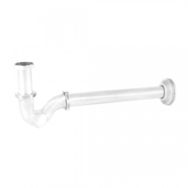 Tres syfon umywalkowy rurowy biały mat 03463820BM