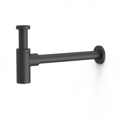 Tres syfon umywalkowy okrągły czarny mat 13463410NM