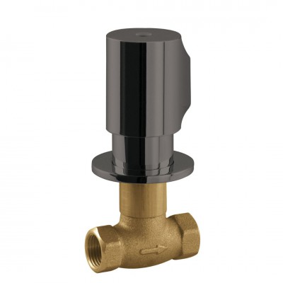 Tres zawór z gwintem 1/2 czarny metalizowany 06115501KM