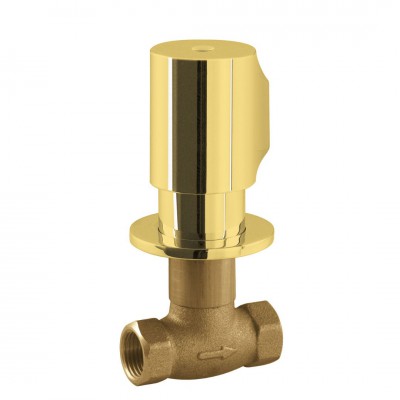 Tres zawór z gwintem 1/2 złoty 06115501OR