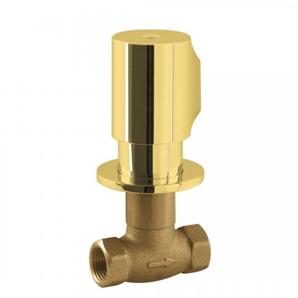 Tres zawór z gwintem 1/2 złoty 06115501OR