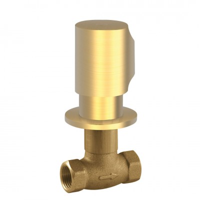 Tres zawór z gwintem 1/2 złoty mat 06115501OM