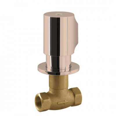 Tres zawór z gwintem 1/2 złoto różowe 06115501OP