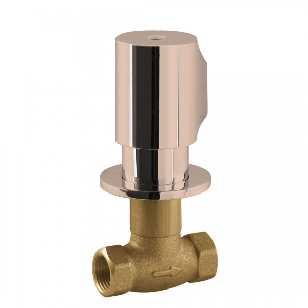 Tres zawór z gwintem 1/2 złoto różowe 06115501OP