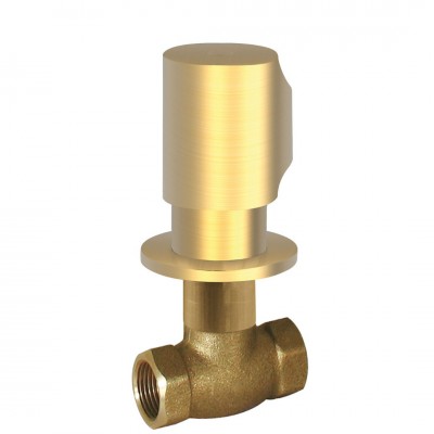 Tres zawór z gwintem 3/4 złoty mat 06151101OM