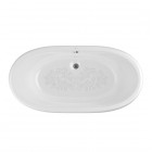 Roca Newcast Classic wanna żeliwna retro wolnostojąca 170 cm czarna A233650002