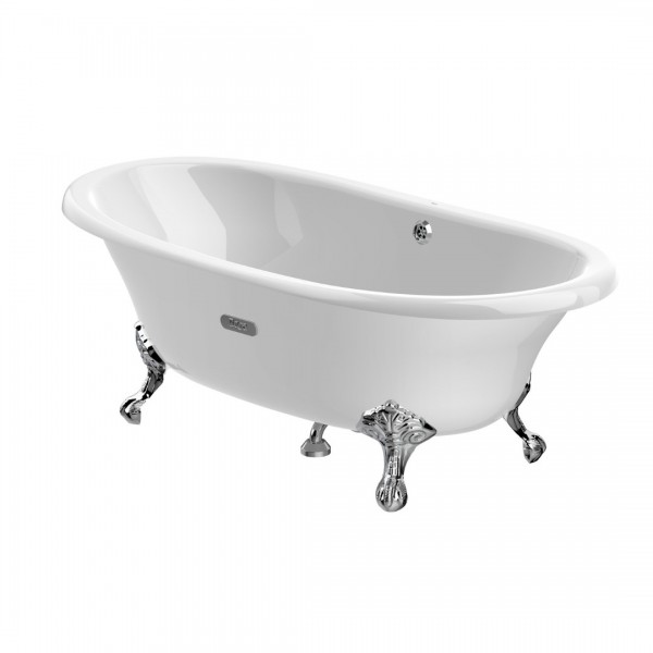 Roca Newcast Classic wanna żeliwna retro wolnostojąca 170 cm biała A233650007