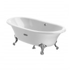 Roca Newcast Classic wanna żeliwna retro wolnostojąca 170 cm biała A233650007