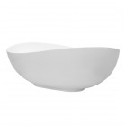 Besco Siya wanna wolnostojąca 172x100 cm biały/biały mat WMMB-172SK