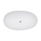 Besco Siya wanna wolnostojąca 172x100 cm biały/biały mat WMMB-172SK