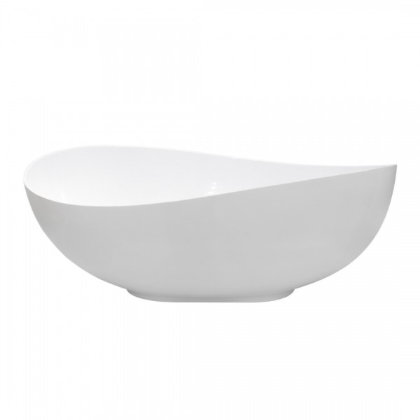 Besco Siya wanna wolnostojąca 172x100 cm biały/biały mat WMMB-172SK