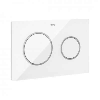Roca przycisk spłukujący PL10 biały/szkło A890189309