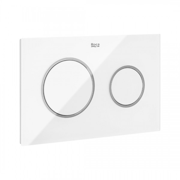 Roca przycisk spłukujący PL10 biały/szkło A890189309