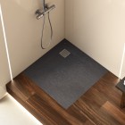 Roca Terran brodzik kwadratowy kompozytowy 90x90 cm szary łupek AP10338438401200