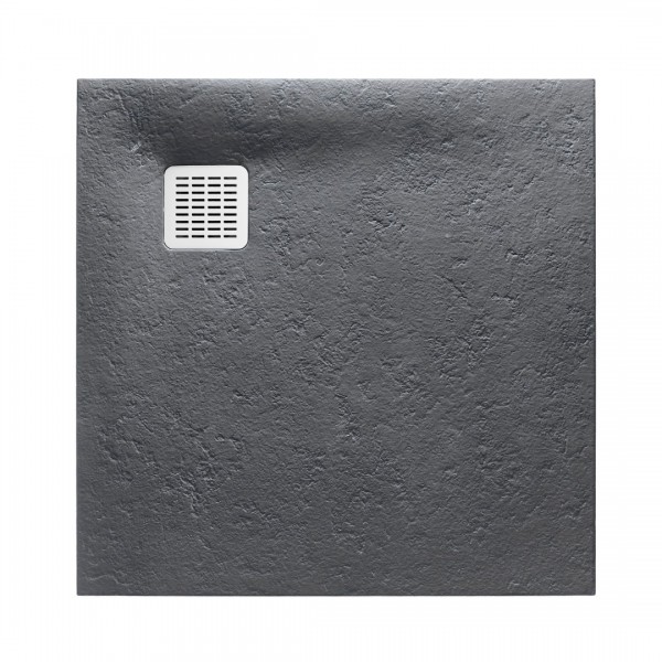 Roca Terran brodzik kwadratowy kompozytowy 90x90 cm szary łupek AP10338438401200