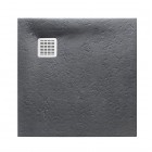 Roca Terran brodzik kwadratowy kompozytowy 90x90 cm szary łupek AP10338438401200