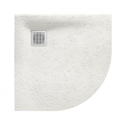 Roca Terran brodzik półokrągły kompozytowy 90x90 cm beżowy AP10538438401650