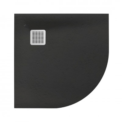 Roca Terran brodzik półokrągły kompozytowy 90x90 cm onyks AP10538438401640 Roca Terran brodzik półokrągły kompozytowy 90x90 cm onyks AP10538438401640