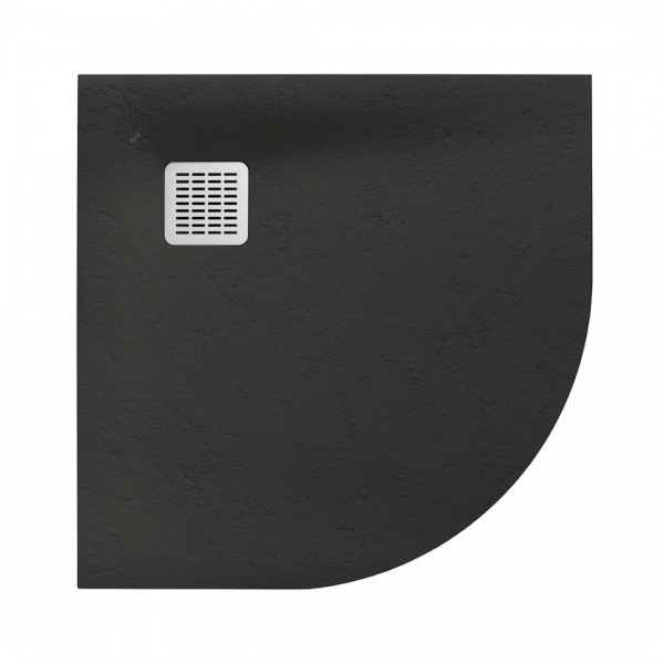 Roca Terran brodzik półokrągły kompozytowy 90x90 cm onyks AP10538438401640