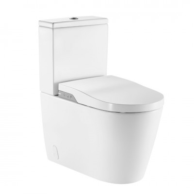Roca Inspira In-Wash zestaw WC kompakt Rimless z deską myjącą biały A80306L001