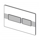Tece Solid przycisk spłukujący do WC nikiel szczotkowany 9240437