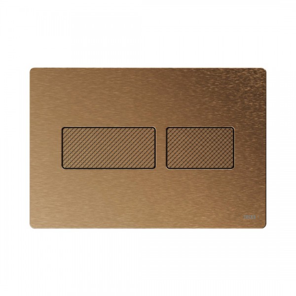 Tece Solid przycisk spłukujący do WC brąz szczotkowany 9240435