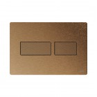 Tece Solid przycisk spłukujący do WC brąz szczotkowany 9240435