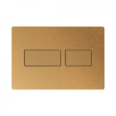 Tece Solid przycisk spłukujący do WC mosiądz szczotkowany 9240436