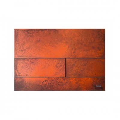 Tece Square II przycisk spłukujący do WC rdzawa stal 9240845