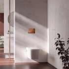 Tece Square II przycisk spłukujący do WC rdzawa stal 9240845