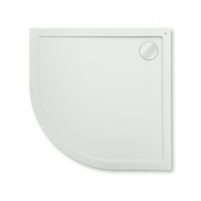 Roca Aeron brodzik półokrągły kompozytowy 90x90 cm biały A276280100