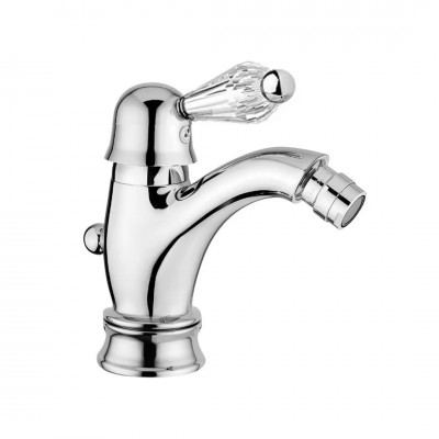 Giulini Giovanni Harmony bateria bidetowa wysoka stare złoto - uchwyt przezroczysty Swarovski 9543ABR/S