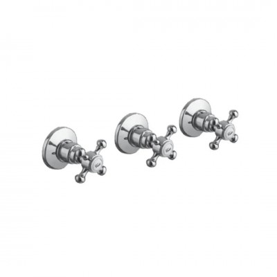 Reitano Atea bateria natryskowa podtynkowa z przełącznikiem stare złoto R305W2BR