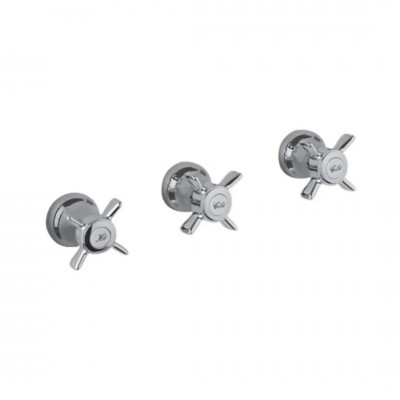 Giulini Giovanni Parigi bateria natryskowa podtynkowa retro z przełącznikiem stare złoto 7316W2BR