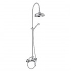 Giulini Giovanni Harmony kolumna natryskowa z baterią retro stare złoto 9508S/1162BR