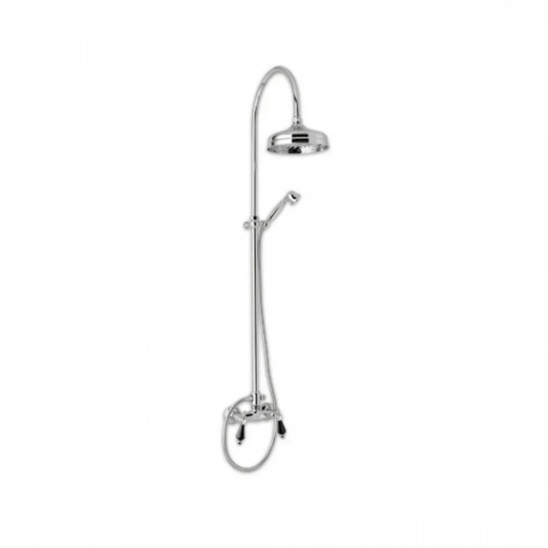 Giulini Giovanni Praga kolumna natryskowa stare złoto - uchwyty czarne Swarovski 7507/1162BR/S.CZ