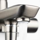 Deante Arnika bateria wannowa ścienna titanium BQA_D10N