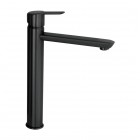 Deante Arnika bateria umywalkowa stojąca wysoka czarny mat BQA_N20N