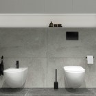 Deante Arnika bateria bidetowa czarny mat BQA_N30M