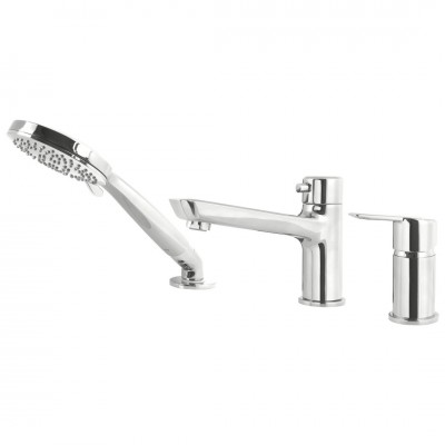 Deante Arnika bateria wannowa 3-otworowa chrom BQA_013M