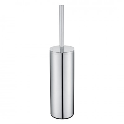 Deante Round szczotka WC wolnostojąca z pojemnikiem chrom ADR 0712
