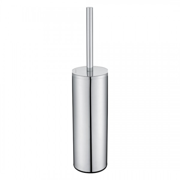 Deante Round szczotka WC wolnostojąca z pojemnikiem chrom ADR 0712