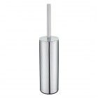 Deante Round szczotka WC wolnostojąca z pojemnikiem chrom ADR 0712